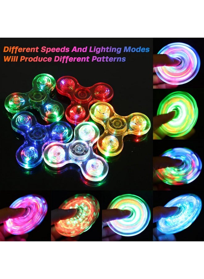 12 Packs Fidget Spinners For Kids Adults, Light Up Party Favors Christmas Stocking Stuffers For Kids 8-12, Adhd Fidget Toys Bulk Glow In The Dark Party Supplies, Fidgets For Classroom Prizes
