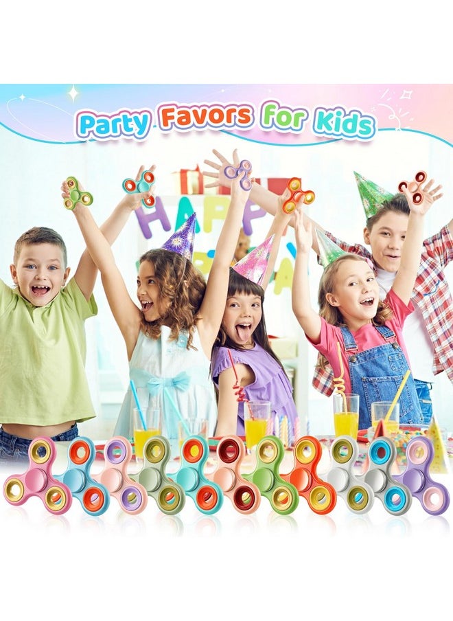 Fidget Spinners For Kids 6 Pack, Sensory Fidget Toys Bulk For Girls Boys, Christmas Party Favors For Kids 4-8-12 Goodie Bags Stocking Stuffers, Classroom Prizes Birthday Gifts