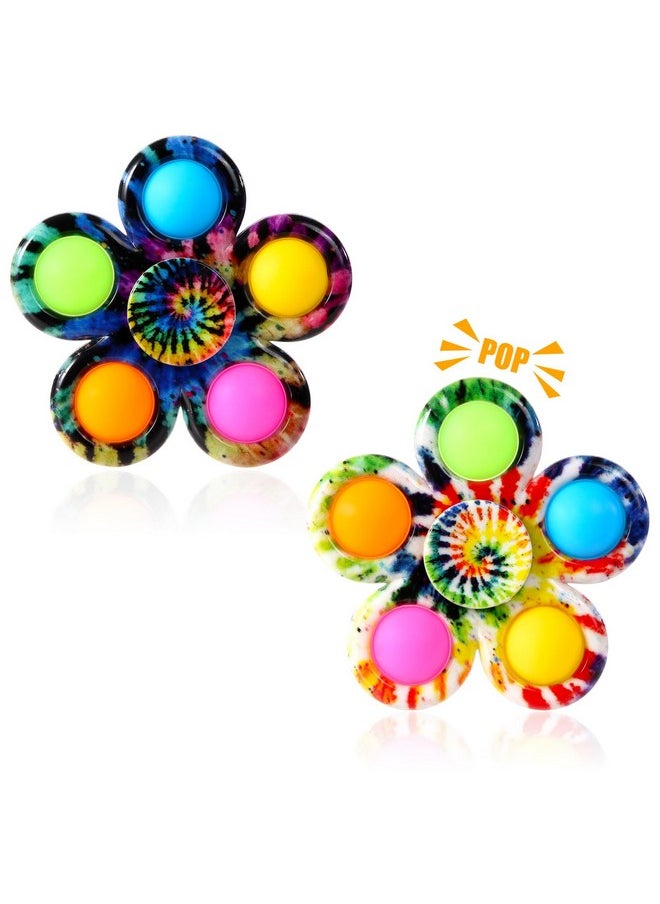 Fidget Spinners Pop 2 Pack, Kids Christmas Stocking Stuffers Sensory Fidget Toys For Kids 8-12 4-8 Bulk, Adhd Autism Fidget Toys For Toddler 1-3 Boys Girls, Classroom Prizes Birthday Gifts
