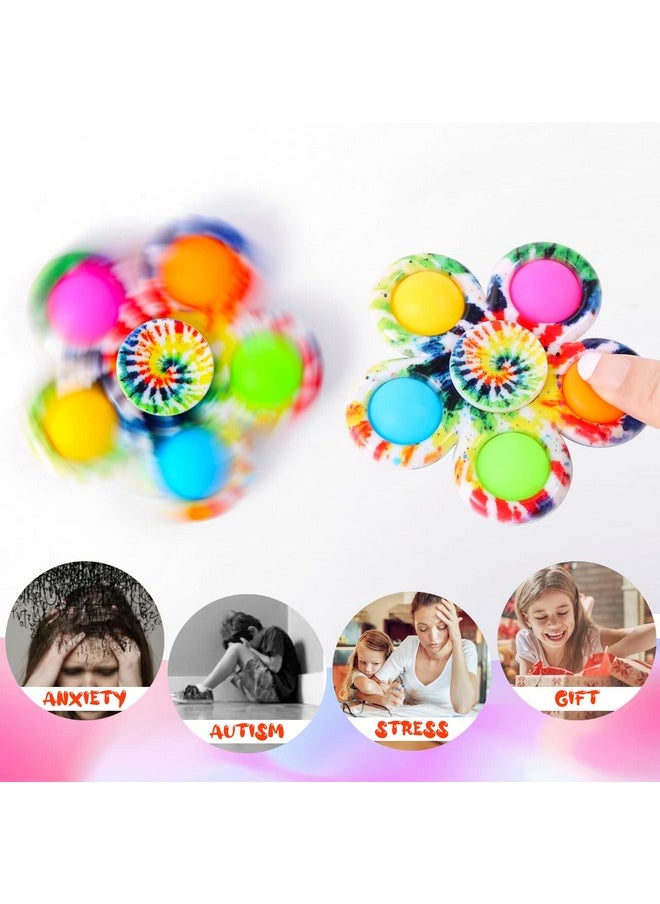 Fidget Spinners Pop 2 Pack, Kids Christmas Stocking Stuffers Sensory Fidget Toys For Kids 8-12 4-8 Bulk, Adhd Autism Fidget Toys For Toddler 1-3 Boys Girls, Classroom Prizes Birthday Gifts