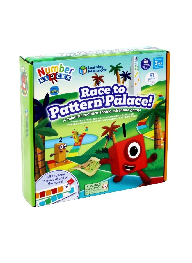 Learning Resources Numberblocks Race to Pattern Palace Board Game