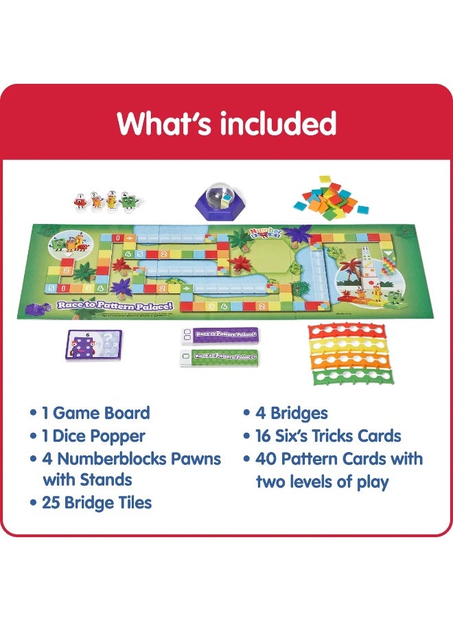 Learning Resources Numberblocks Race to Pattern Palace Board Game