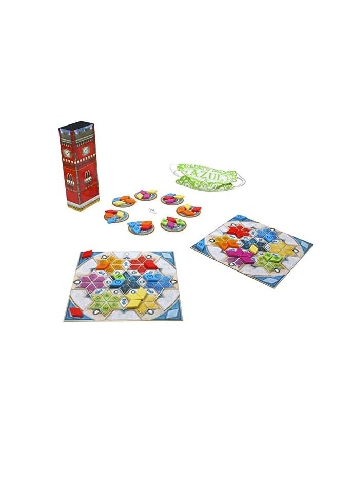 Azul: Summer Pavilion | 2-4 Players | Official Version | English, Arabic and French Language | Family Game For Ages 8+ | Board Game - Abstract | Original - Made In China