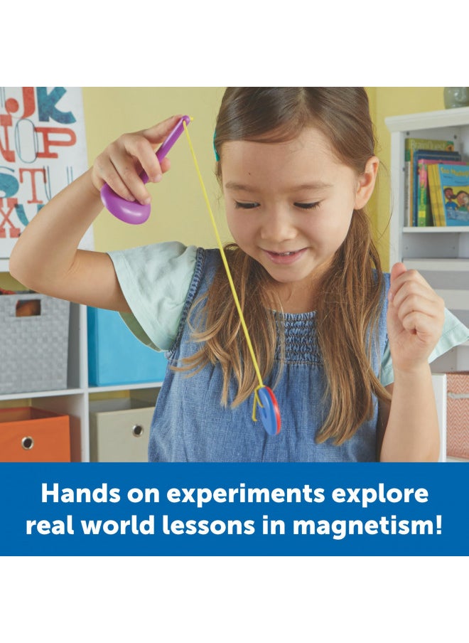 Learning Resources STEM Explorers -Ages 5+,39 Pieces, Magnet Movers, Critical Thinking Skills, STEM Certified Toys, Magnets Kids,Magnet Set,Back to School Gifts,Teacher Supplies