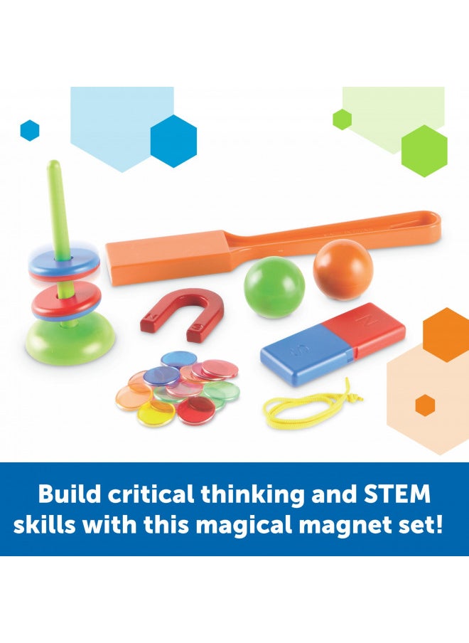 Learning Resources STEM Explorers -Ages 5+,39 Pieces, Magnet Movers, Critical Thinking Skills, STEM Certified Toys, Magnets Kids,Magnet Set,Back to School Gifts,Teacher Supplies