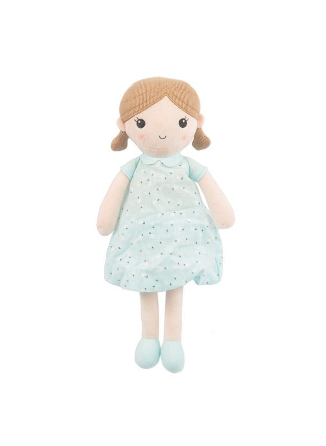 Toys, Soft Plush Mint Blue Emily Rag Doll, 15