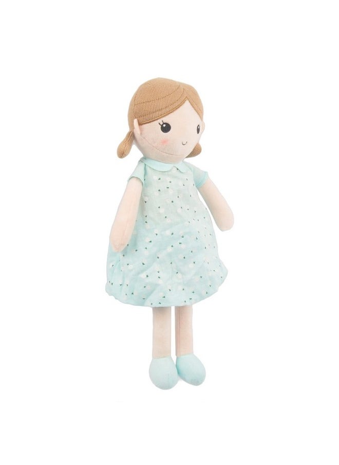 Toys, Soft Plush Mint Blue Emily Rag Doll, 15