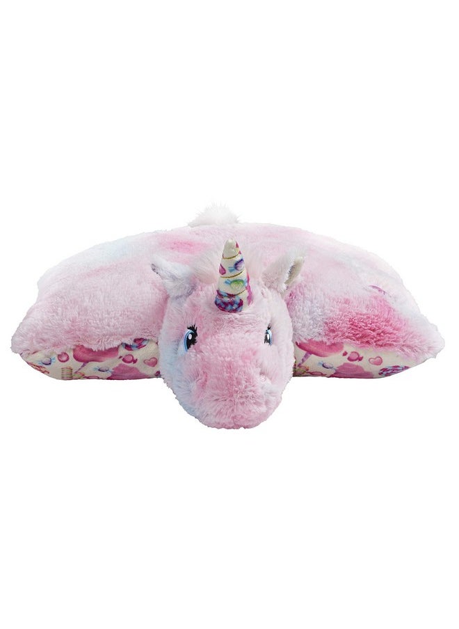 18” Sweet Scented Cotton Candy Unicorn Stuffed Animal Plush Toy, Pink