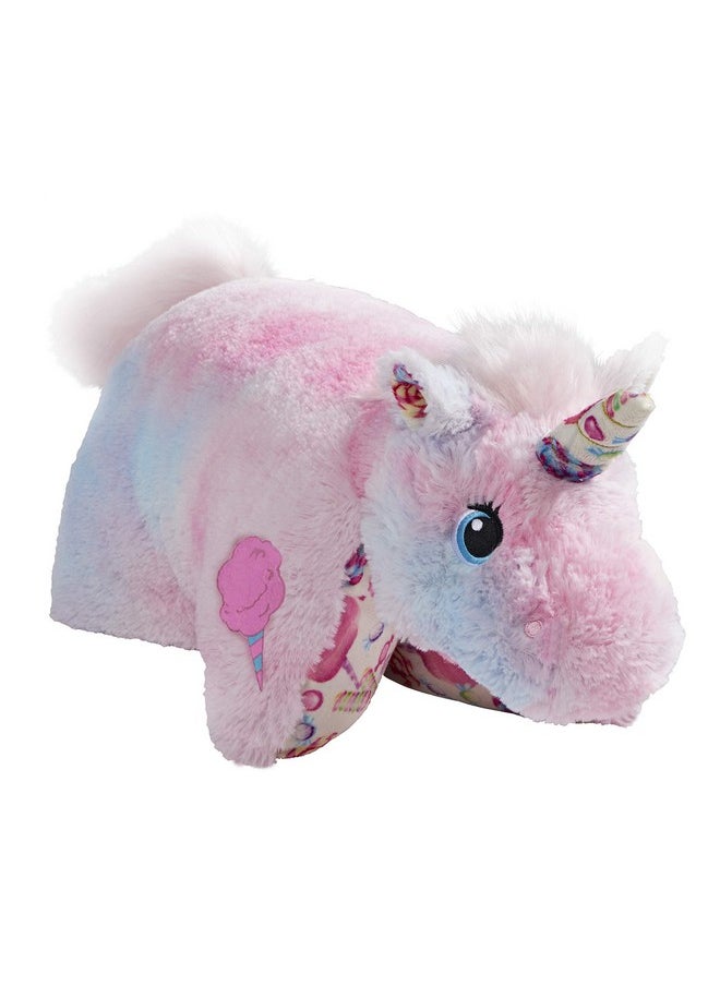 18” Sweet Scented Cotton Candy Unicorn Stuffed Animal Plush Toy, Pink