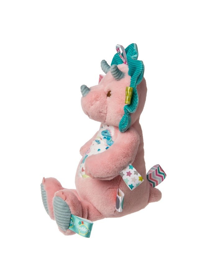 Taggies Stuffed Animal Soft Toy, 12-Inches, Aroar-A-Saurus Dinosaur