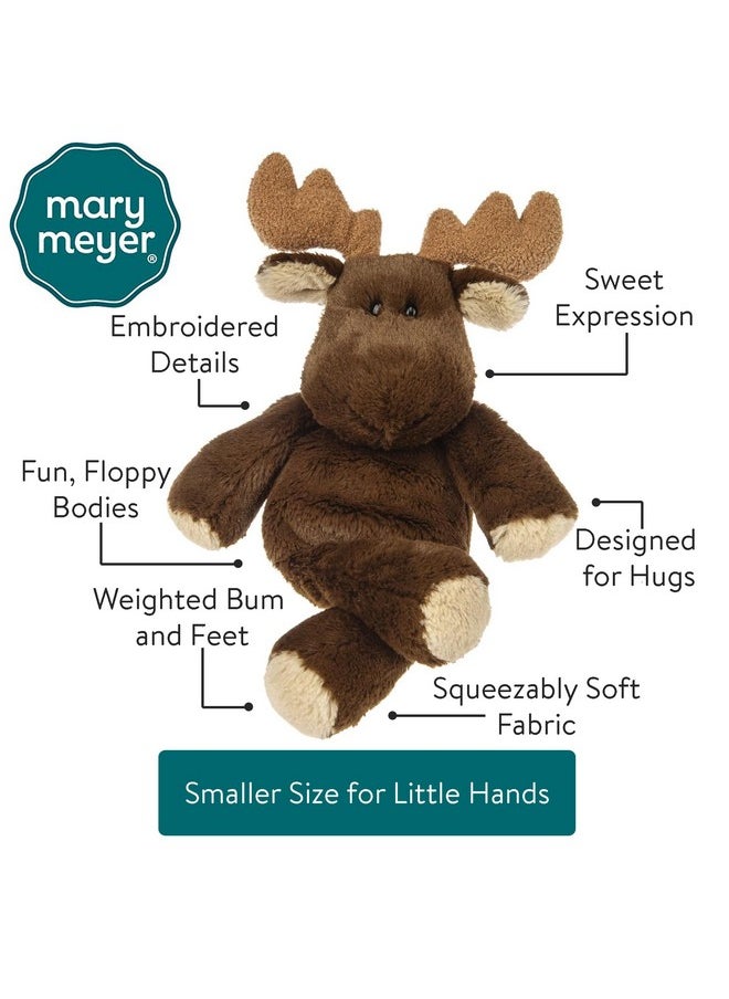 Mary Meyer Marshmallow Junior Moose Soft Toy, 9-Inch
