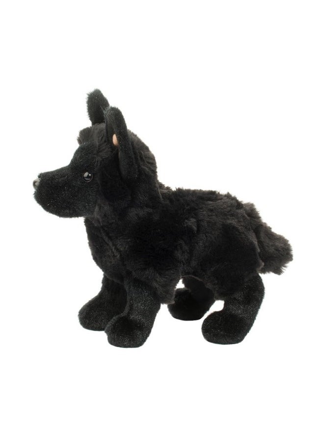 Harko Black German Shepherd Dog Plush Stuffed Animal