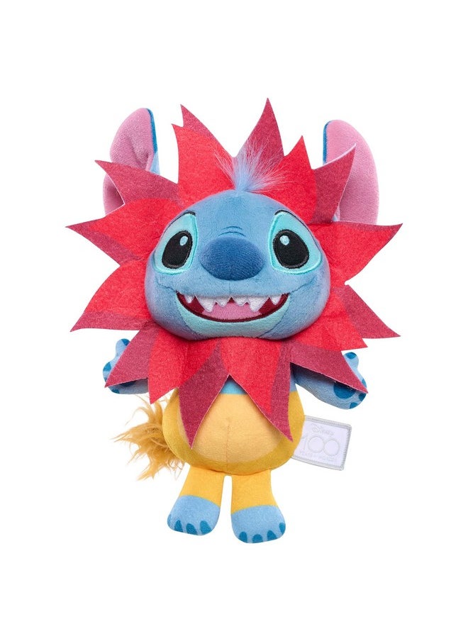 Disney100 Years Of Wonder Stitch As Simba Small Plushie Stuffed Animal, Officially Licensed Kids Toys For Ages 2 Up