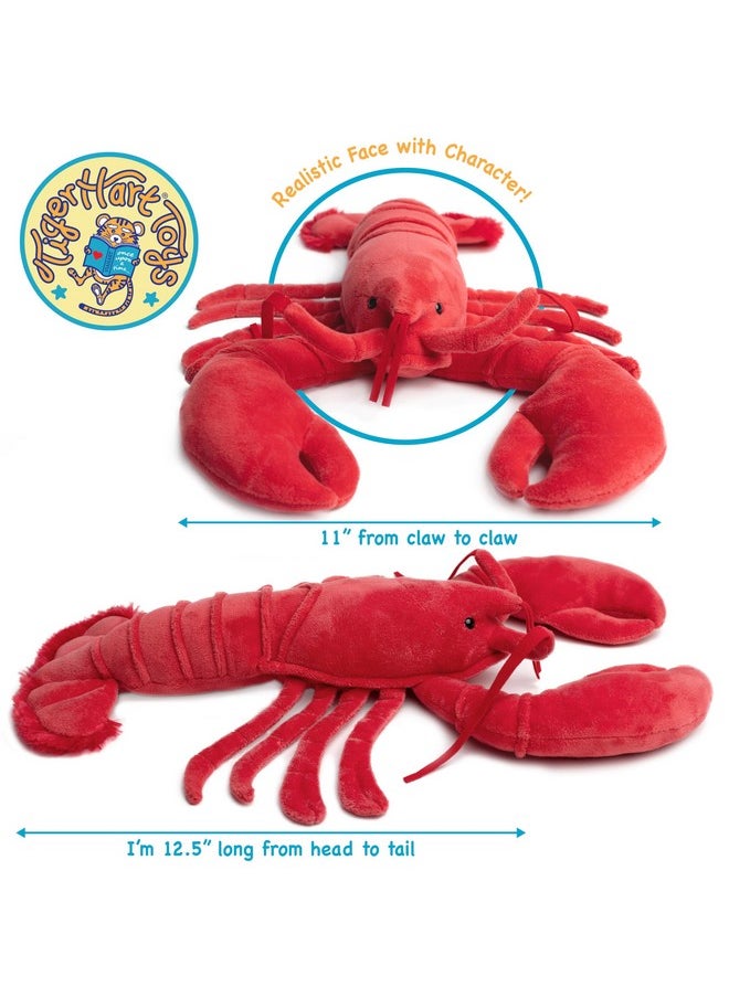 Lenora The Lobster | 13 Inch Stuffed Animal Plush | By Tigerhart Toys