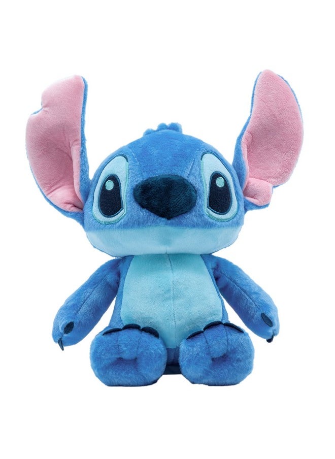 Disney Baby Lilo & Stitch Soft Huggable Stuffed Animal Cute Plush Toy For Toddler Boys And Girls, Gift For Kids, Blue Stitch 15 Inches