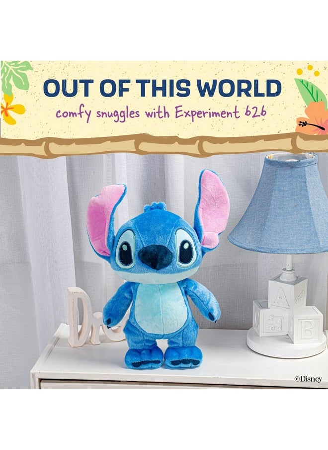 Disney Baby Lilo & Stitch Soft Huggable Stuffed Animal Cute Plush Toy For Toddler Boys And Girls, Gift For Kids, Blue Stitch 15 Inches