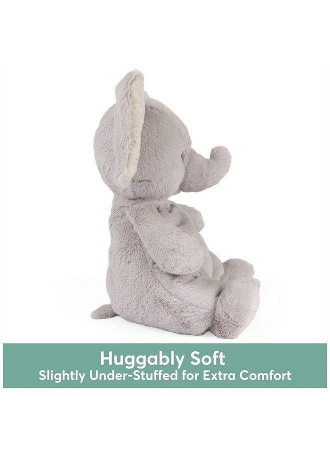 Baby Oh So Snuggly Elephant Large Plush Stuffed Animal For Babies And Infants, Ash Grey, 12.5”