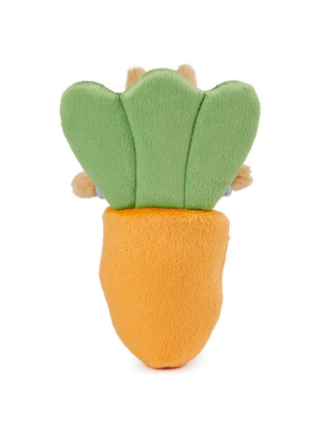 Beatrix Potter 2-In-1 Peter Rabbit With Carrot Plush Playset, Bunny Stuffed Animal For Ages 1 And Up, Orange/Blue, 7”