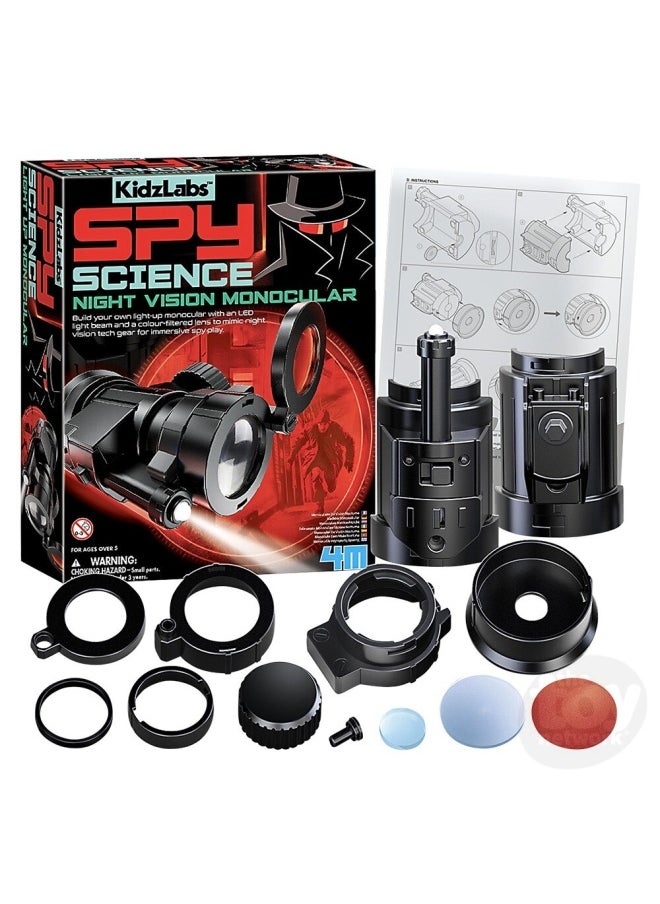 4M KidzLabs Spy Science Night Vision Monocular Science Kit