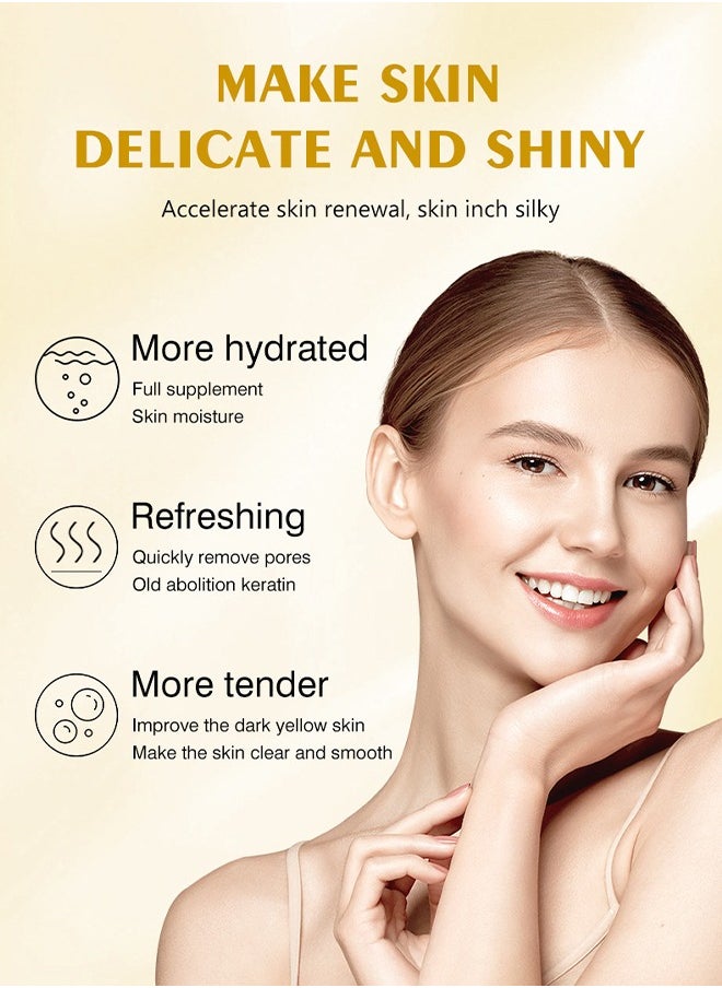 Peeling Gel - Face Exfoliator Lemon Sparkling Peeling Gel Brightening Facial Exfoliator Deep Exfoliating Face Exfoliator Exfoliating Peeling Gel Gently Daily Exfoliates For All Skin Types 100ml