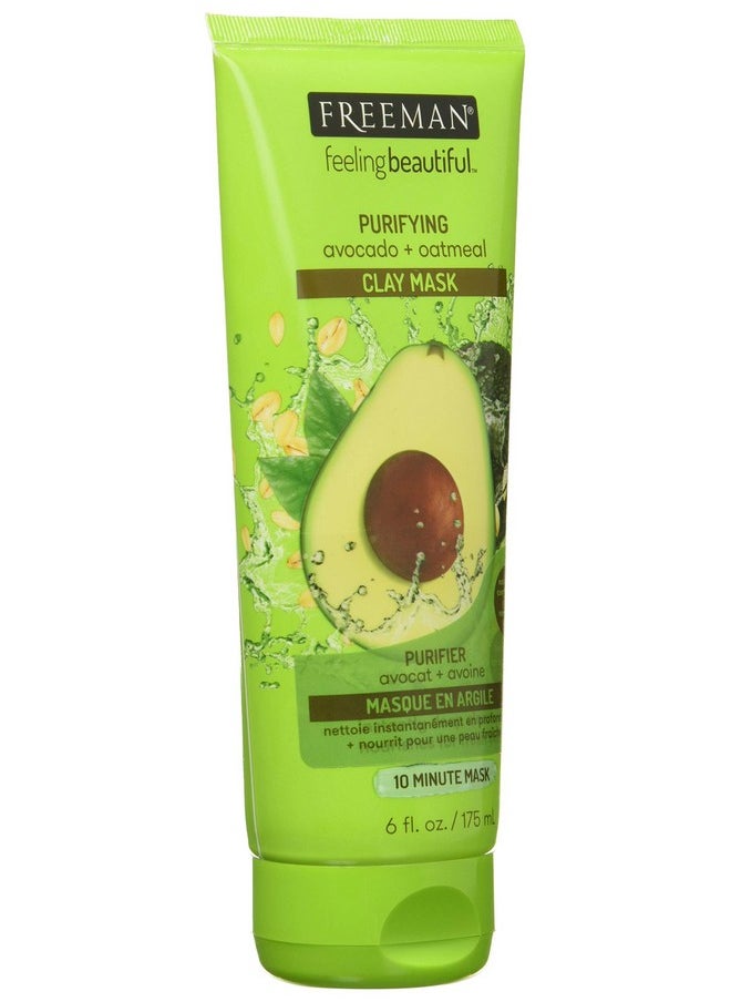 Feeling Beautiful Facial Clay Masque Avocado & Oatmeal 6 Oz