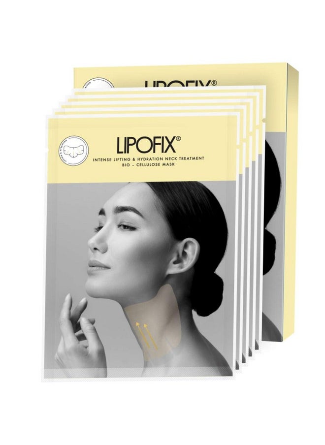 Neck Lifting Hydrating Firming Intense Treatment Bio - Cellulose Mask (7 Masks)