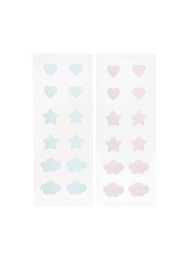 Cotton Candy Skin Hydrocolloid Acne Patches, Acne Healing Dots/Stickers, Acne Treatment Patches With Salicylic Acid And Witch Hazel - 3 Sizes, 72 Patches