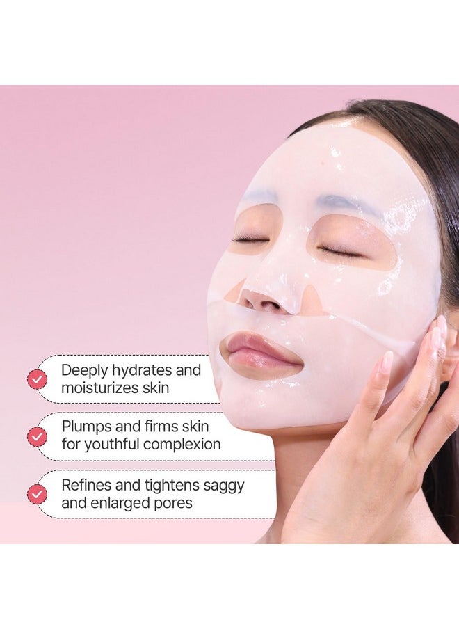 Cellmazing Low Molecular Collagen Firming Gel Facial & Neck Sheet Mask (Pack Of 4) | Covering Neck Mask