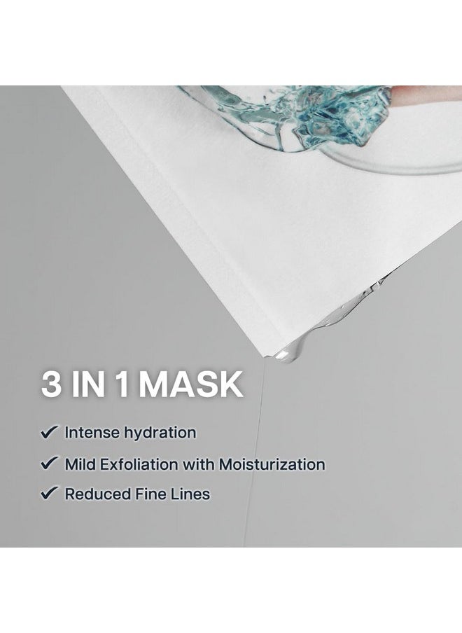 ] Dr. Mask Aqua (5 Ea.) - 7 Layers Of Hyaluronic Acid Facial Mask Sheet With Niacinamide (Vitamin B3) And Panthenol (Vitamin B5)