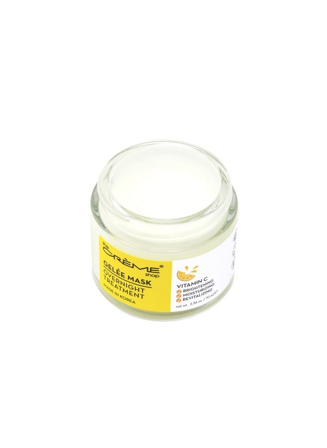Korean Skincare | Overnight Gel Mask For Moisturizing And Hydrating, Anti-Aging, Relief Facial Skin Care - 2.36 Oz (Vitamin C)