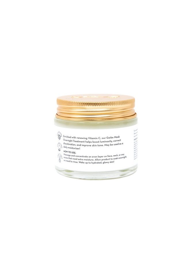 Korean Skincare | Overnight Gel Mask For Moisturizing And Hydrating, Anti-Aging, Relief Facial Skin Care - 2.36 Oz (Vitamin C)