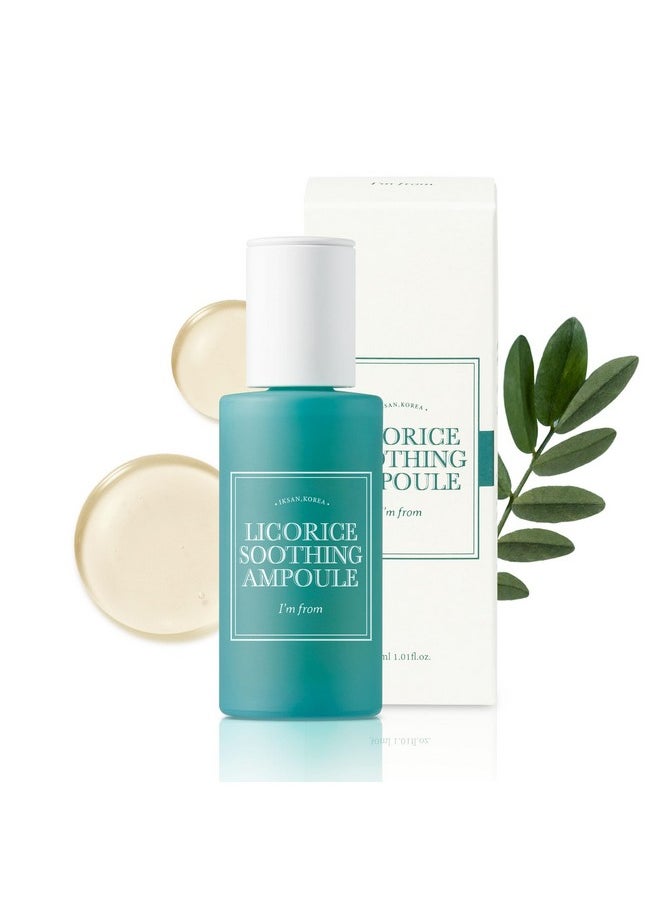 Licorice Soothing Ampoule, 73% Korean Licorice, Exosome, Non-Comedogenic 1.01 Fl Oz