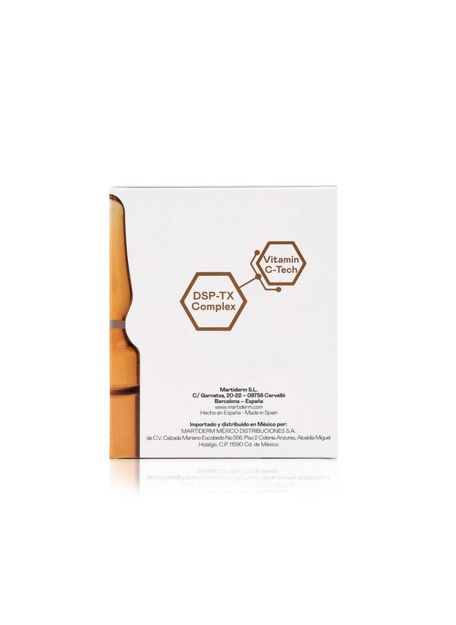 Dsp Bright For Women And Men With Vitamin C-Tech And Dsp-Tx Complex, For A Bright Skin And Even Skin Tone, 30 Ampoules