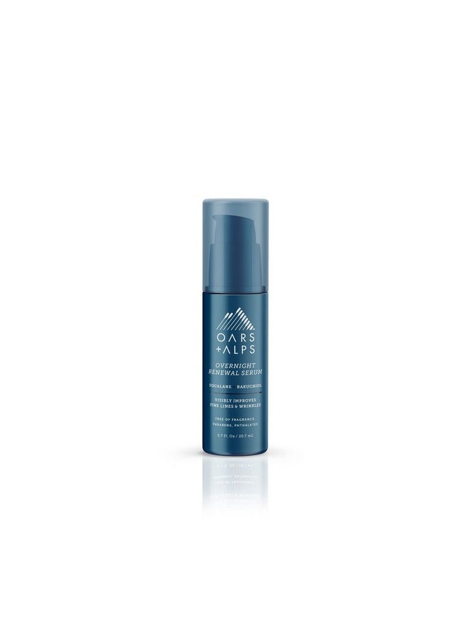 Overnight Renewal Serum, Reduce Fine Lines And Wrinkles, Hydrating Skin Care With Anti-Aging Peptides, 0.7 Fl Oz