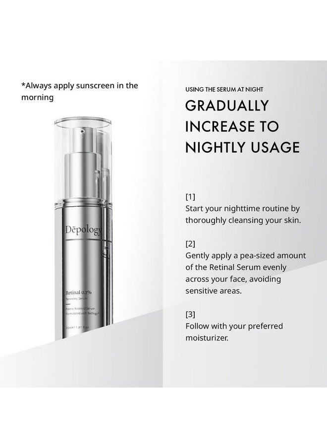 Retilogy™ Retinal 0.1% Renewing Serum | Anti-Wrinkle Serum | Hydration Facial Skin Serum | Skin Care Products