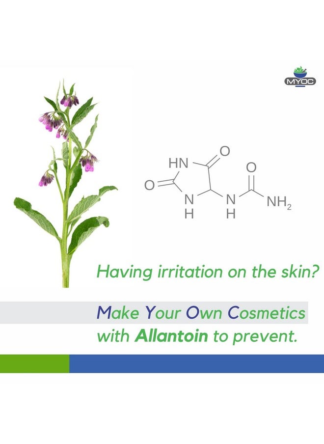 Allantoin Powder Pure Cosmetic Grade For Cosmetic Use For Cream, Gel, Serum, Lotion & Diy - 28 Gm (Pack Of 2)