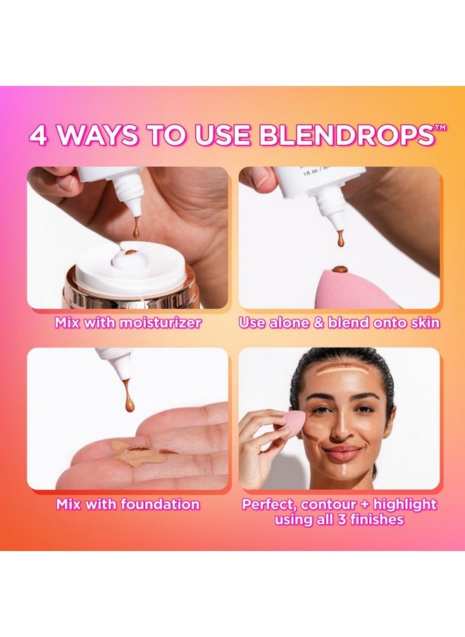 Bronzing Blendrops. Broad Spectrum Spf 40 Oil-Control Sun-Kissed Finish Priming Drops With Color-Correcting Tranexamic Complex