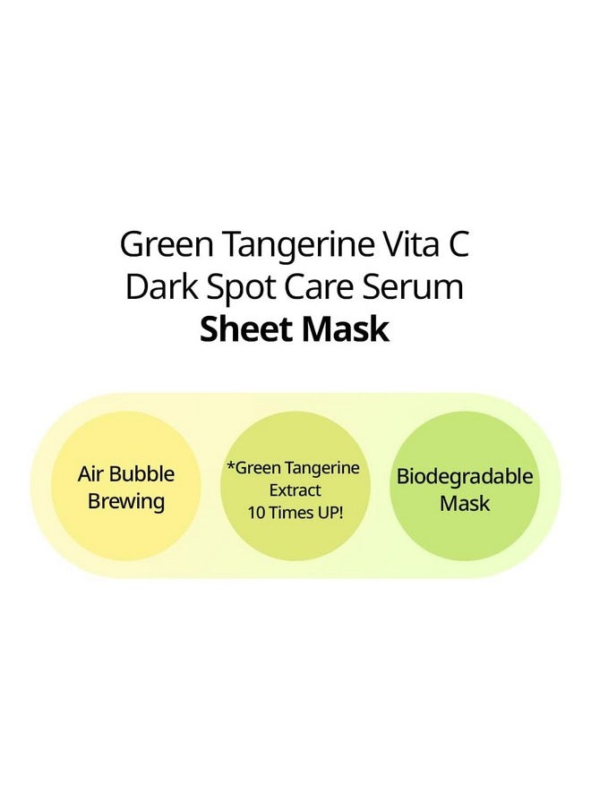 Green Tangerine Vitamin C Mask, Pack Of 5 (2024 Advanced Version)