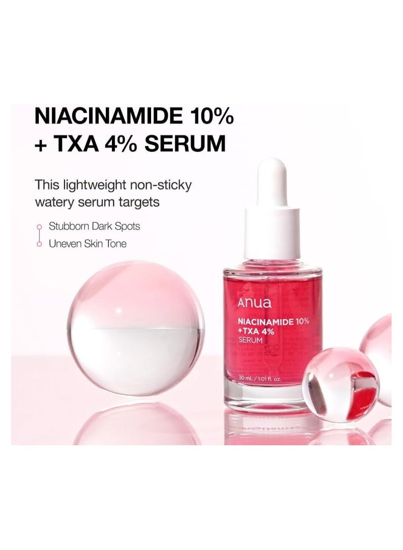 Evening Skin Perfection Pack - Niacinamide 10% TXA 4% Dark Spot Correcting Serum And Heartleaf Cream Mask Night Solution 25 mlml