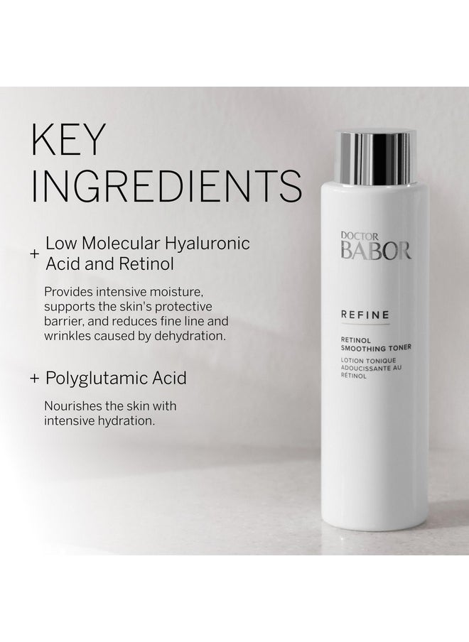 R Babor Refine Retinol Smoothing Toner, Travel Toner For Face, Hydrating And Reduces Winkles, Redness And Blemishes, 1 Oz