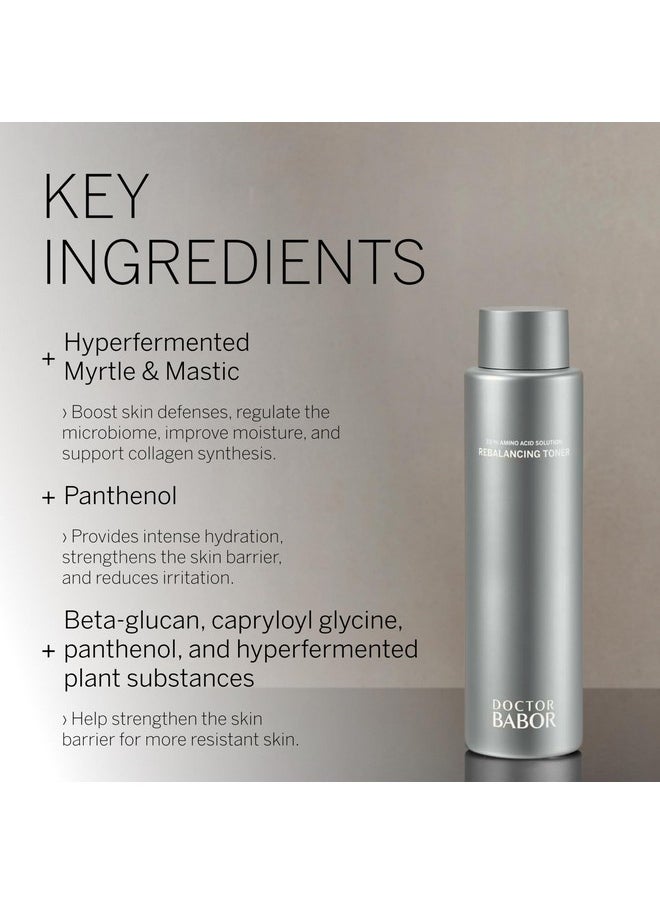 R Babor Regeneration Rebalancing Toner, Beta Glucan Hydrates, Soothes And Balance The Skin, Strengthen Skin Barrier, Reduce Redness And Even Complexion, 6.76 Oz