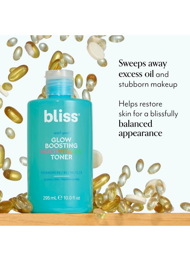 Well Yes Hydrating Toner With Vitamin B3, B5, B6, C & E - Brightens, Soothes, And Balances Skin - Alcohol-Free, Ideal For Sensitive & Oily Skin