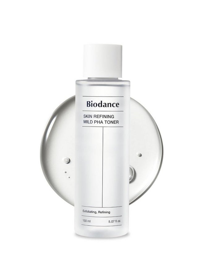 Skin Refining Mild Pha Toner, Gentle Exfoliating Face Toner For Sensitive Skin With Ceramides & Nmf | 5.07 Fl.Oz,150Ml