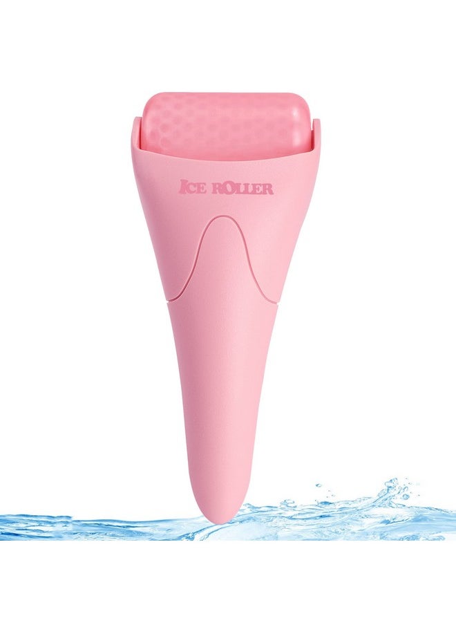 Ice Roller For Face, Eyes And Whole Body Relief, Face Roller Skin Care Tool For Migraine Relief And Blood Circulation,Ideal For All Skin Types (Pink)