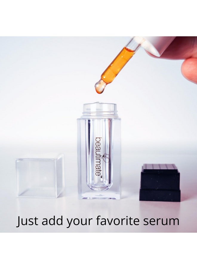 Hydra Stamp - Derma Stamp And Serum Infusion Tool - Skincare Tool For Home Use - For Face, Hair, And Beard - 0.25Mm