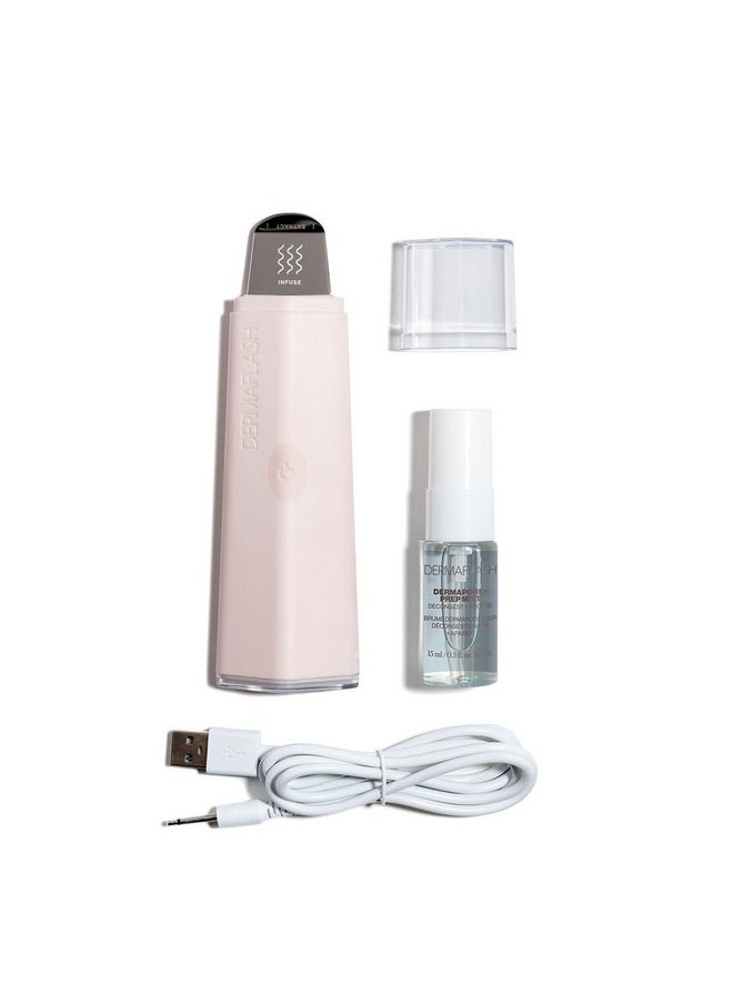 Dermapore+™ Ultrasonic 2-In-1 Pore Extractor And Serum Infuser, Blush