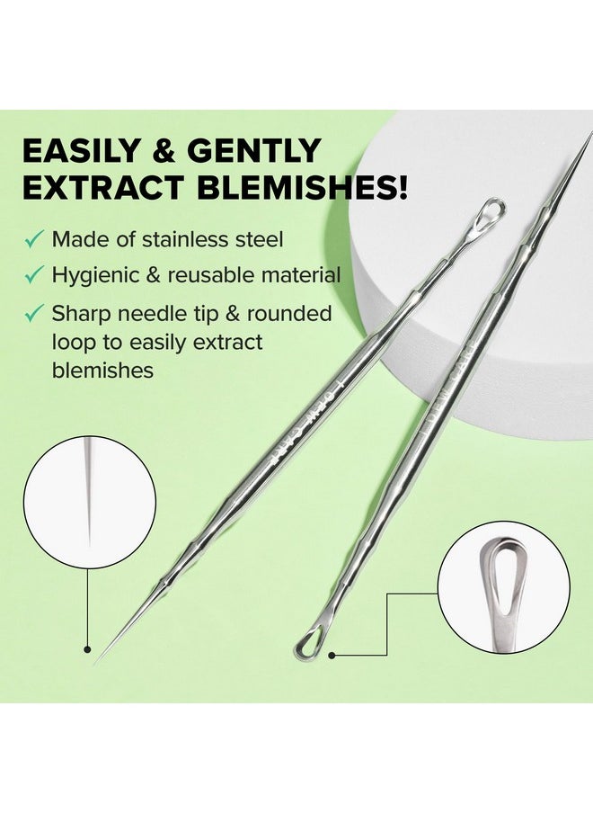 Dual-Tip Pimple Popper - Proper Popper | Blackhead Remover Tool, Pimple Popper, Comedone Extractor, 2-In-1 Stainless Steel Lancet, 1 Ea