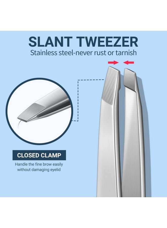 Blackhead Remover Tools, Ingrown Hair Tweezers, Pimple Popper Tool Kit, Blackhead Extractor, Eyebrows Tweezers For Women Facial Hair Razors