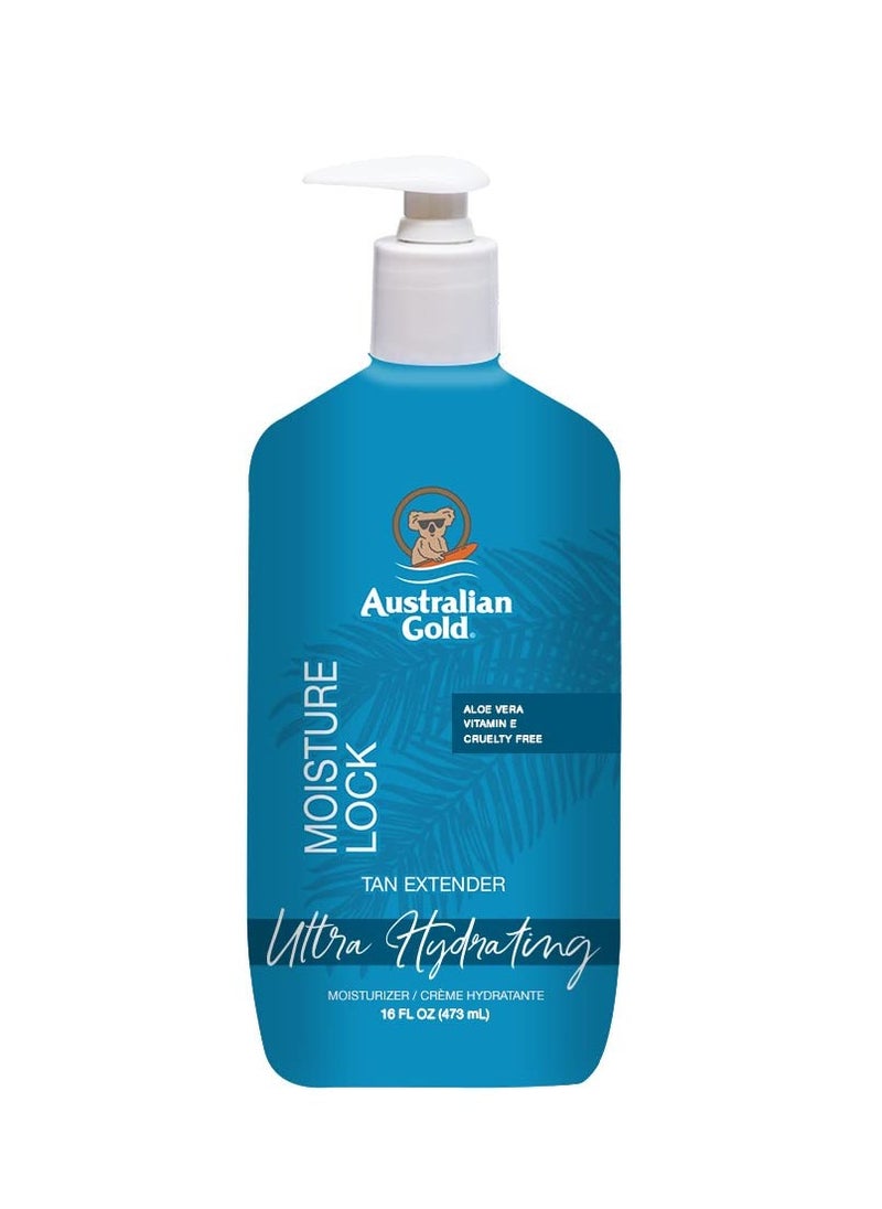 Australian Gold Moisture Lock Tan Extender Lotion, Enriched with Vitamin E & Aloe Vera, Cocoa Dreams Fragrance, 16 Fl oz​