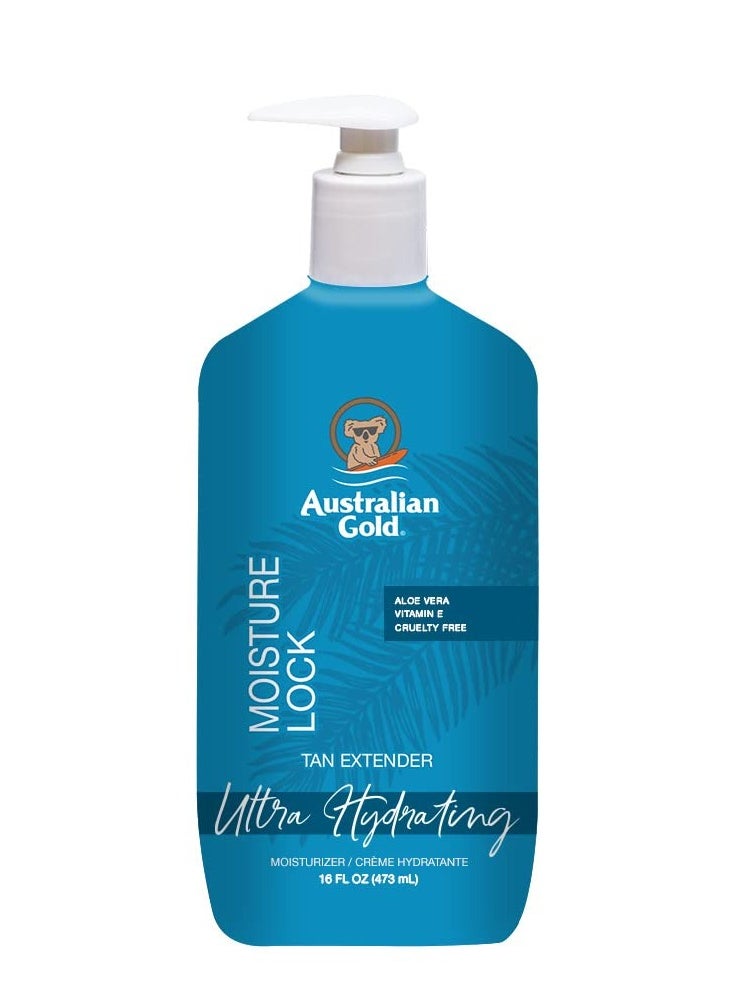 Australian Gold Moisture Lock Tan Extender Lotion, Enriched with Vitamin E & Aloe Vera, Cocoa Dreams Fragrance, 16 Fl oz​